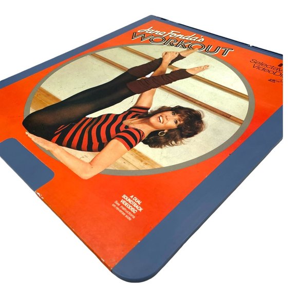 Jane Fonda's Workout Aerobics Exercise RCA SelectaVision CED Video Disc Vtg 1982 - Picture 5 of 6